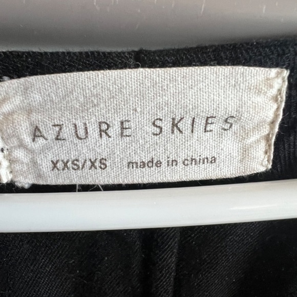 Aritzia Black Azure Skies Aitken Blouse - Picture 4 of 6